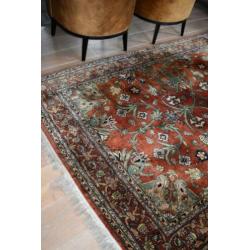 Topstuk; Perzisch kleed 100% wol, handgeknoopt 255x172, izgs