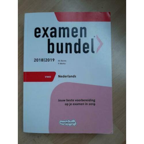 Examenbundels VWO 2018/19 Nederlands