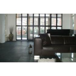 leisteen vloertegels Mustang Black 50x50 cm