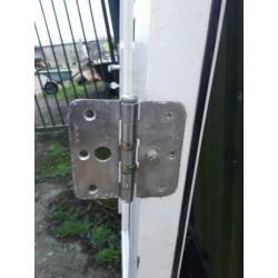 Openslaande tuindeuren 210cm hg 172 cm br hardhout dubbel gl