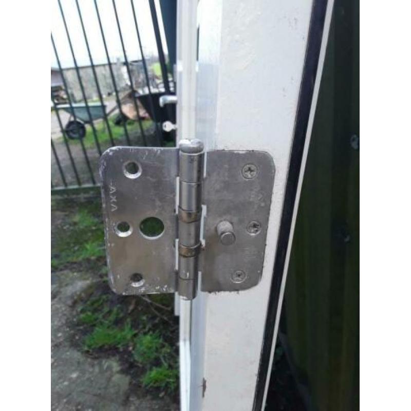 Openslaande tuindeuren 210cm hg 172 cm br hardhout dubbel gl
