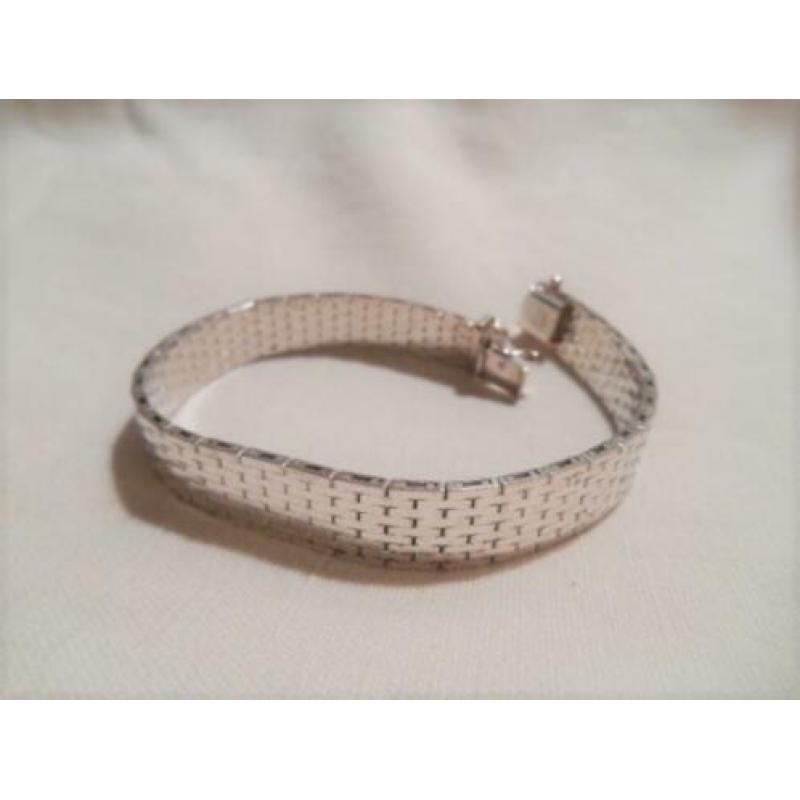 Prachtige MILOR Italy soepele zilveren armband