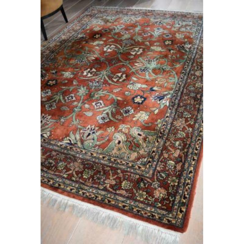 Topstuk; Perzisch kleed 100% wol, handgeknoopt 255x172, izgs