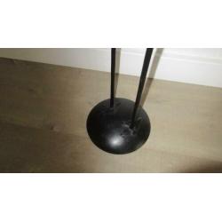 3 Metalen kraanvogels 58 cm groot en 2 kleine 24 cm groot