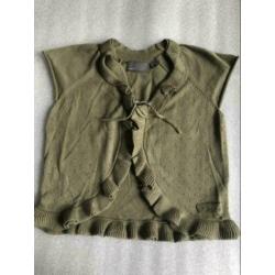 Maat 122-128 - mexx - groene vest