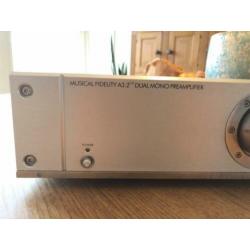A3.2CR Musical Fidelity dual mono voorversterker met phono