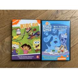 15 DVD’s: Dora (8), Diego (3), Kabouter Plop, K3 +2 divers