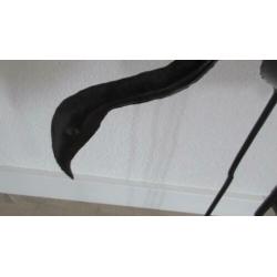 3 Metalen kraanvogels 58 cm groot en 2 kleine 24 cm groot