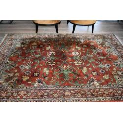 Topstuk; Perzisch kleed 100% wol, handgeknoopt 255x172, izgs