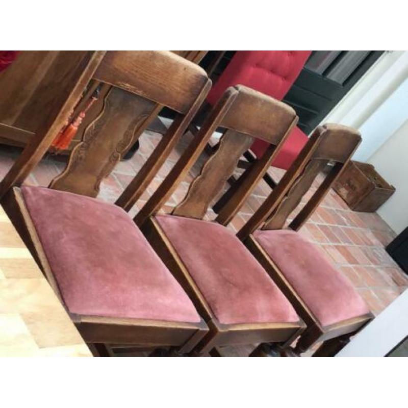 3 stoelen oud grootmoeders tijd