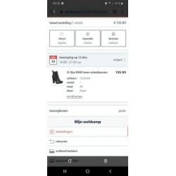Mooie leren G STAR RAW enkellaars maat 40