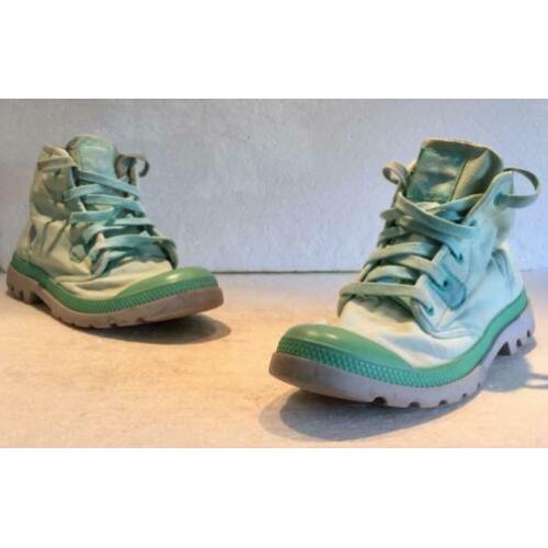 PALLADIUM SCHOENEN (MINT) GROEN / BLAUW maat 40
