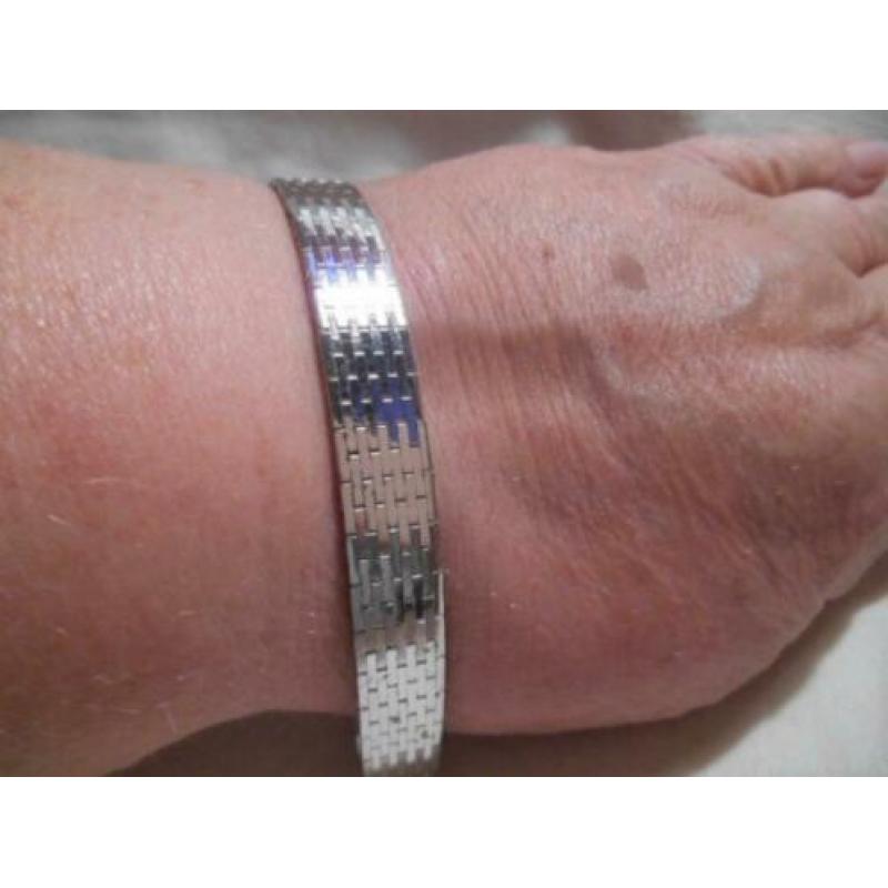 Prachtige MILOR Italy soepele zilveren armband