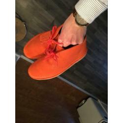 Clarks desert boots oranje 39 women 38 kan ook! Nieuw