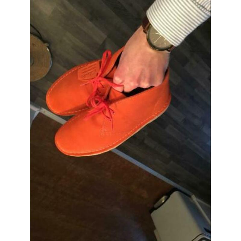 Clarks desert boots oranje 39 women 38 kan ook! Nieuw