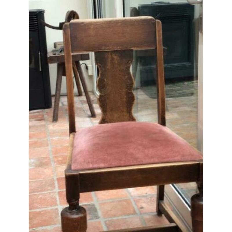 3 stoelen oud grootmoeders tijd