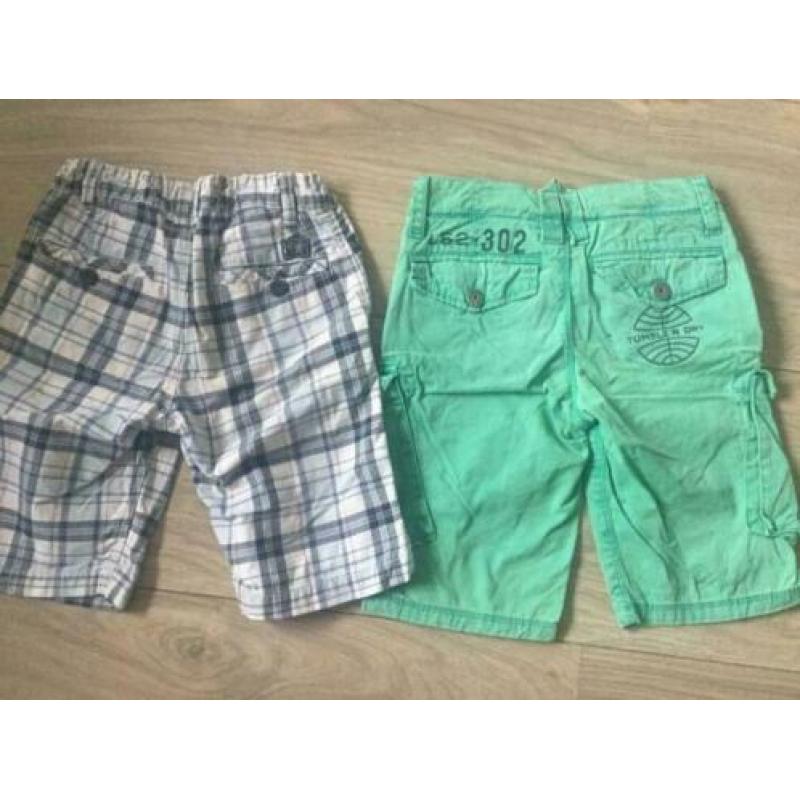 Tumble n dry groene korte broek mt 128 en logg mt 122