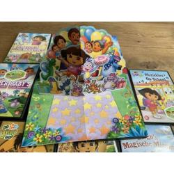 15 DVD’s: Dora (8), Diego (3), Kabouter Plop, K3 +2 divers