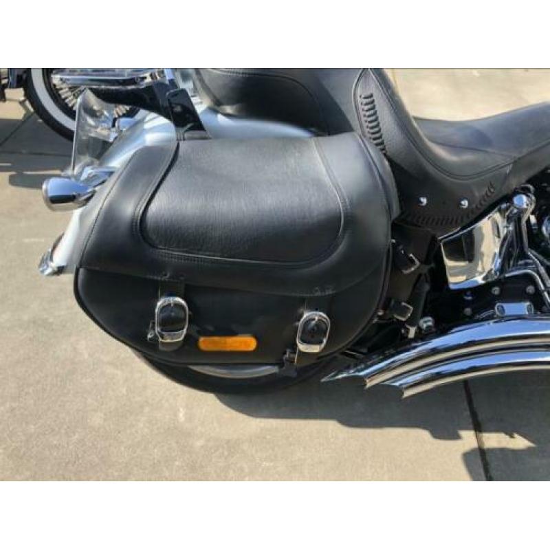 Harley fatboy zadel tassen afneembaar