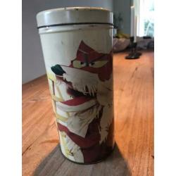 Bolletje Fabeltjeskrant beschuitblik 1969. Vintage