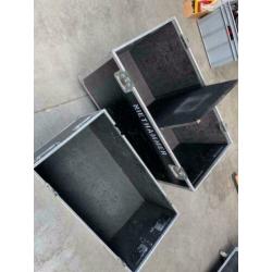 2x Flightcase 98x51,5x103cm 107,5x52x110cm Tente zwenkwielen