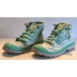 PALLADIUM SCHOENEN (MINT) GROEN / BLAUW maat 40