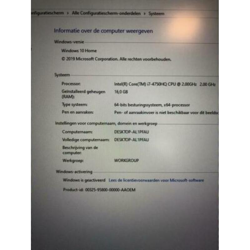 Asus rog gamelaptop i7 4de gen 1 tb gtx 980 + ssd