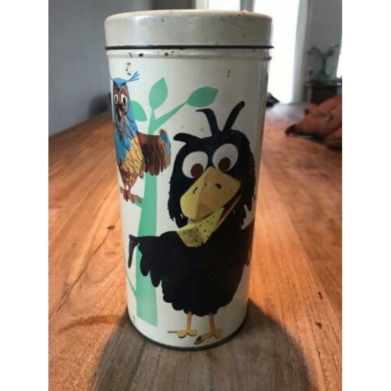 Bolletje Fabeltjeskrant beschuitblik 1969. Vintage