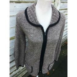 Zeer leuk Vest (met oa mohair) van Brotex mt XXL