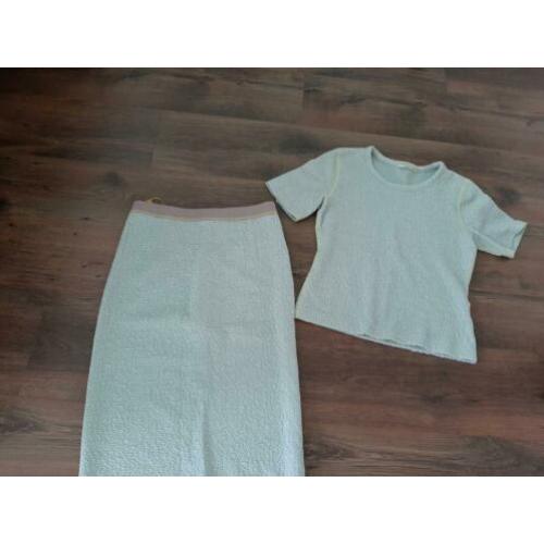 Vanilia 38 top rok mantel pak bruiloft zomer
