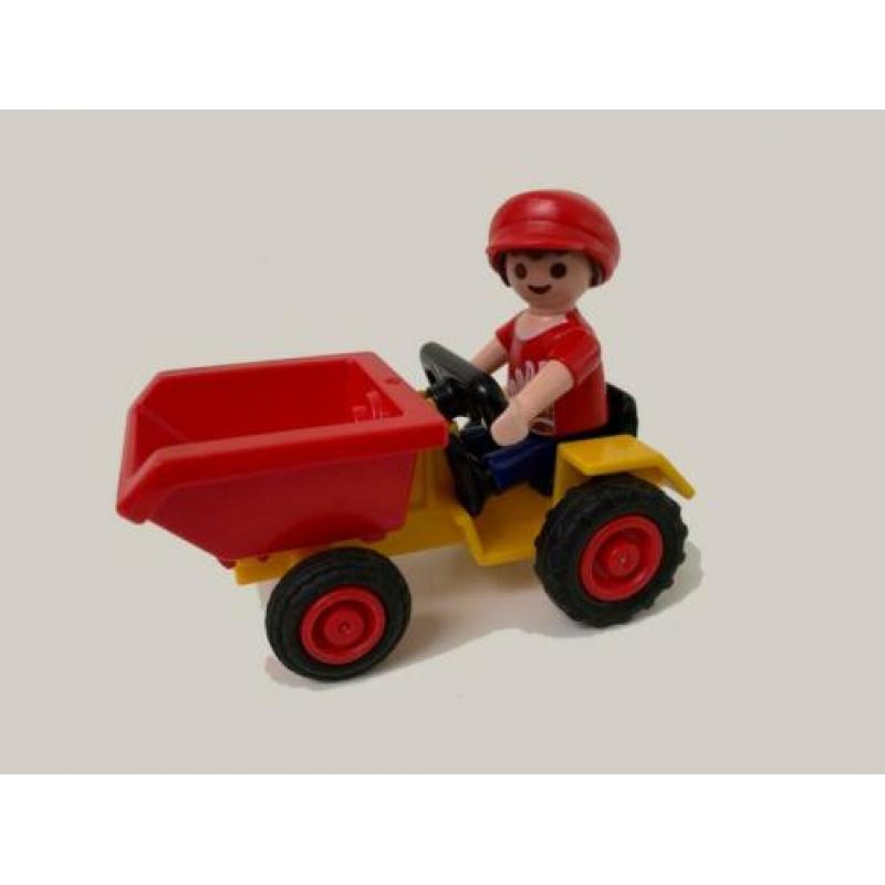 Meisje op kiepwagen 4600 van Playmobil compleet