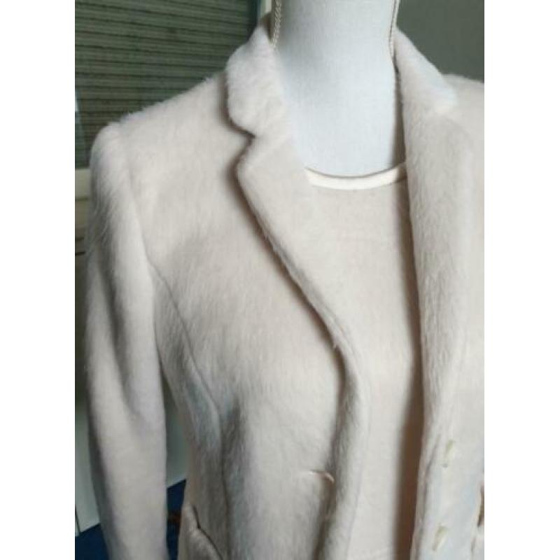 Marc Cain 2-dlg. set (jasje en jurk!) TEDDY beige mt.M ZGAN!