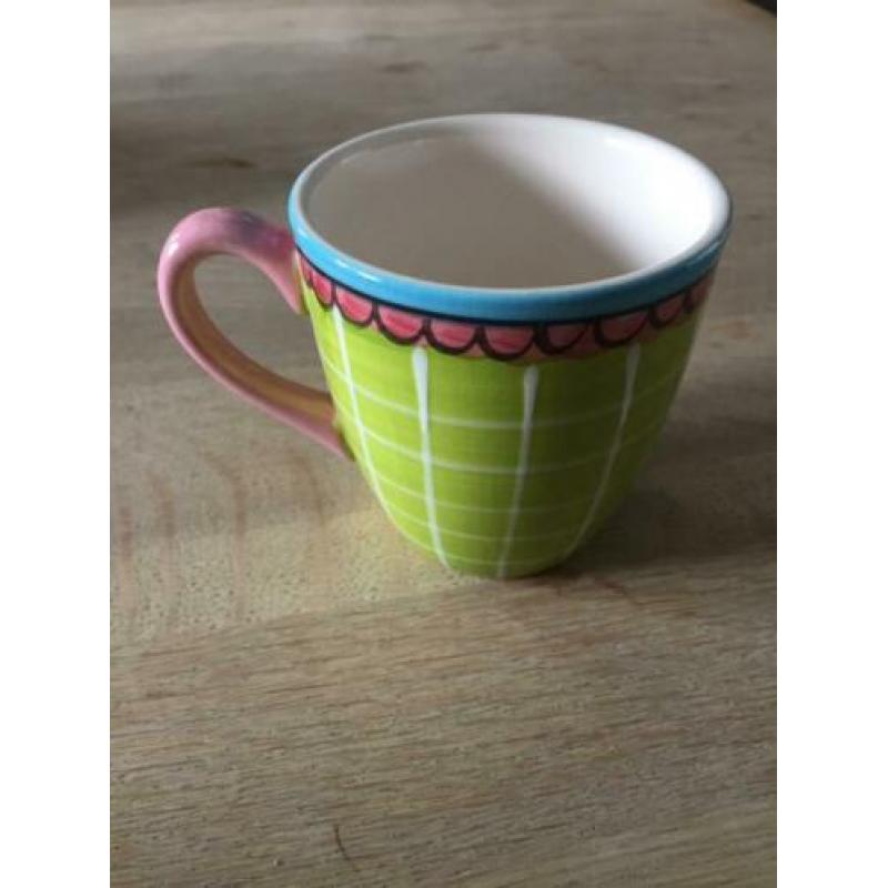 Blond Amsterdam koffie kopje groen