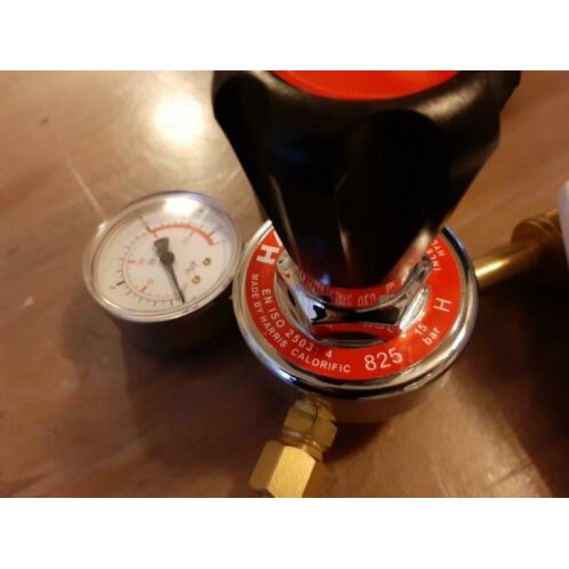 harris drukmeter regulator hydrogen