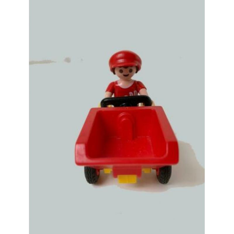 Meisje op kiepwagen 4600 van Playmobil compleet