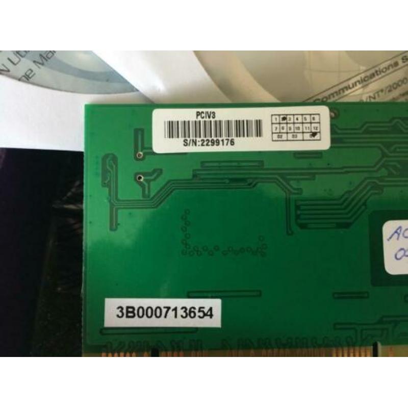 E-Tech PCTA128 PCIv3 PCI ISDN-modemkaart