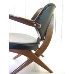 Pelikaan - Vintage Design Fauteuil, vintage Teeffelen stoel