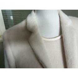 Marc Cain 2-dlg. set (jasje en jurk!) TEDDY beige mt.M ZGAN!