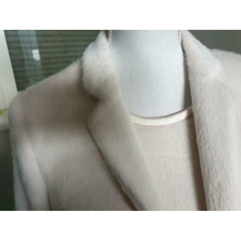 Marc Cain 2-dlg. set (jasje en jurk!) TEDDY beige mt.M ZGAN!
