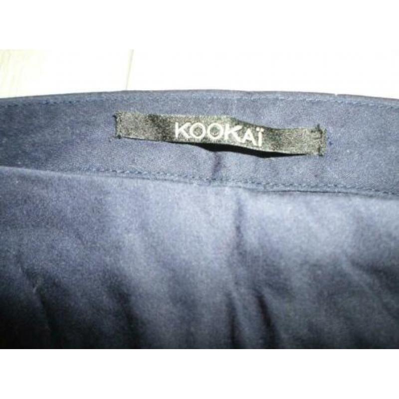 Blauwe pantalon Kookai mt 38 (lengte 30)