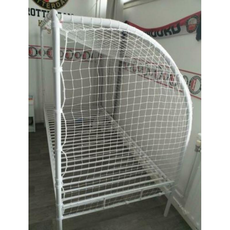 1 persoons Voetbal bed met goal