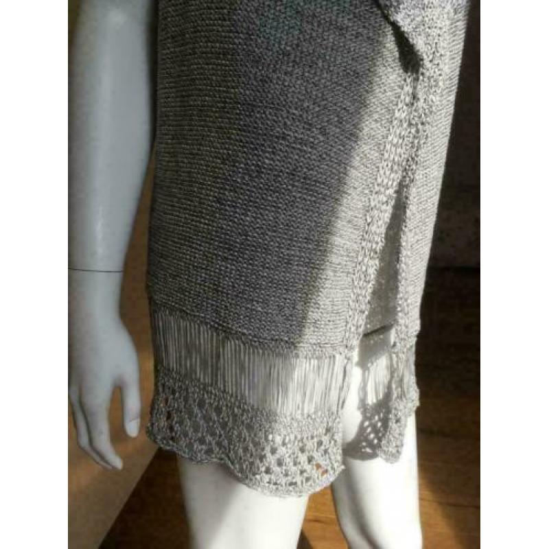 4029 mouwloos grijs mouwloos vest YAYA WOMEN; Mt=S"