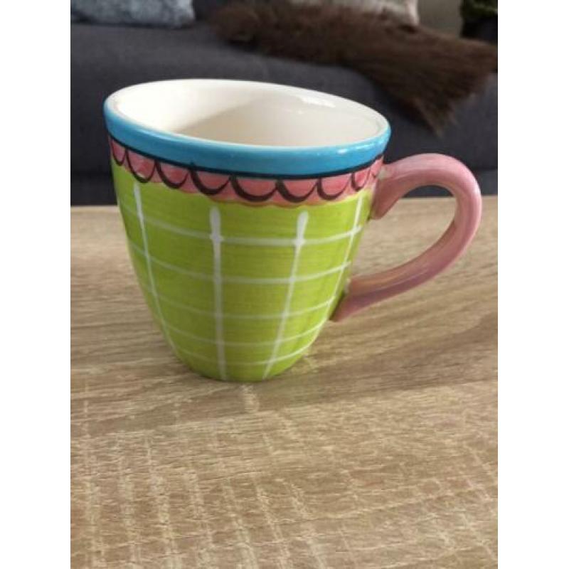 Blond Amsterdam koffie kopje groen