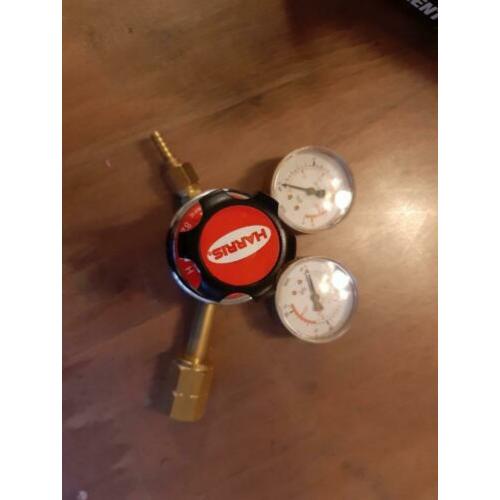 harris drukmeter regulator hydrogen