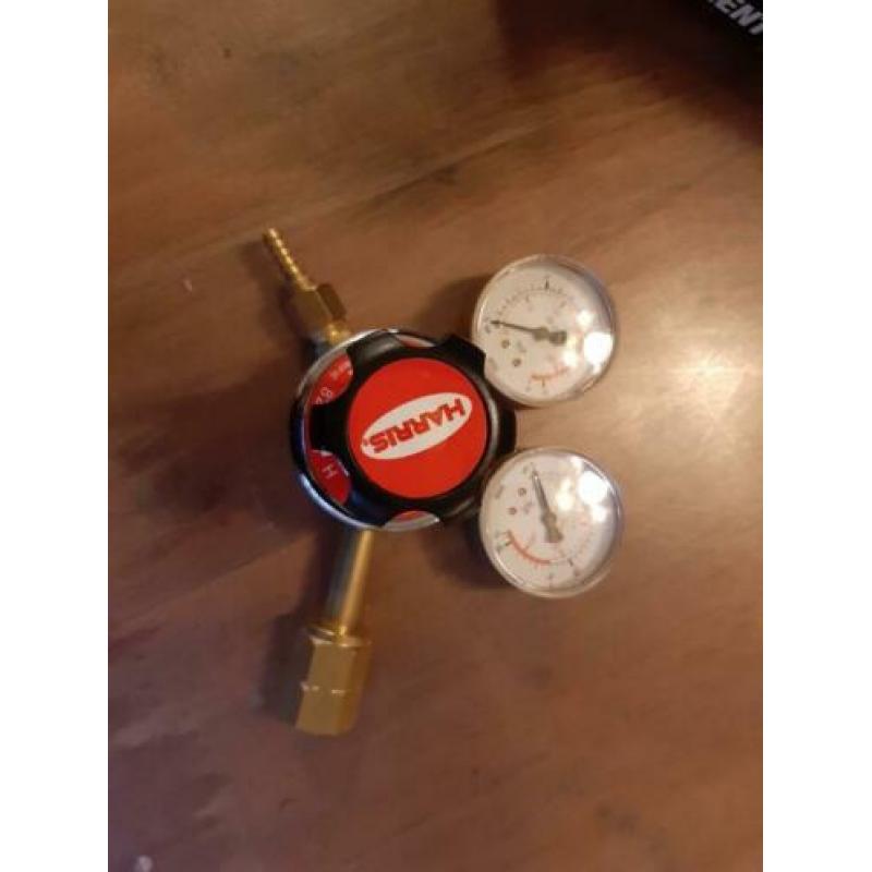 harris drukmeter regulator hydrogen