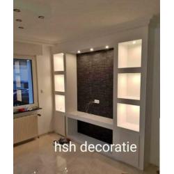 Badkamer wc renovatie tegelzetter inbouw kast cinewall