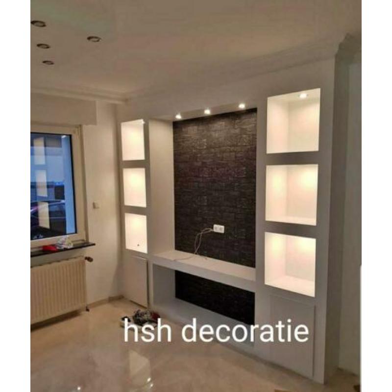 Badkamer wc renovatie tegelzetter inbouw kast cinewall