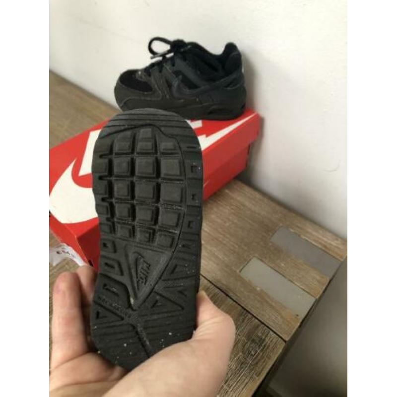 Nike air commandor zwart grijs maat 23,5 kinderschoen