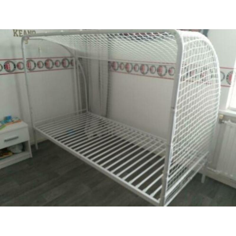 1 persoons Voetbal bed met goal