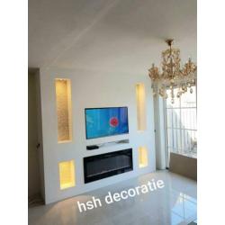 Badkamer wc renovatie tegelzetter inbouw kast cinewall